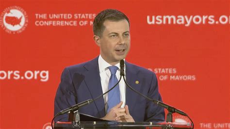 U.S. Transportation Secretary Pete Buttigieg Delivers Remarks at .